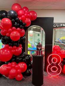 15/50/100pcs 5/10/12inch Red Latex Balloons For Wedding Valentine's Day Christmas Birthday Party