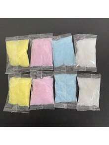 5g 弹簧猫爪柔软硅胶挤压玩具，植绒粉 DIY 手工材料，袋装