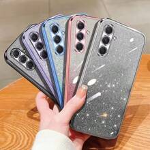 Sequins Popular TPU Plating Gradient Glitter Phone Case Is Suitable For Compatible With Samsung S25 S24 S23 S22 S21 A52 A53 A54 A55 A25 A35 A26 A36 A56 A14 A15 A16