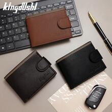 Men's Luxury Wallet Multi-Functional Card Slots Zipper Coin Pocket Bifold Wallet For Men Mini Wallet Purse Wallet Men Wallet Leather Small Wallet For Women Wallet Cute Wallet - Multicolor - View 3