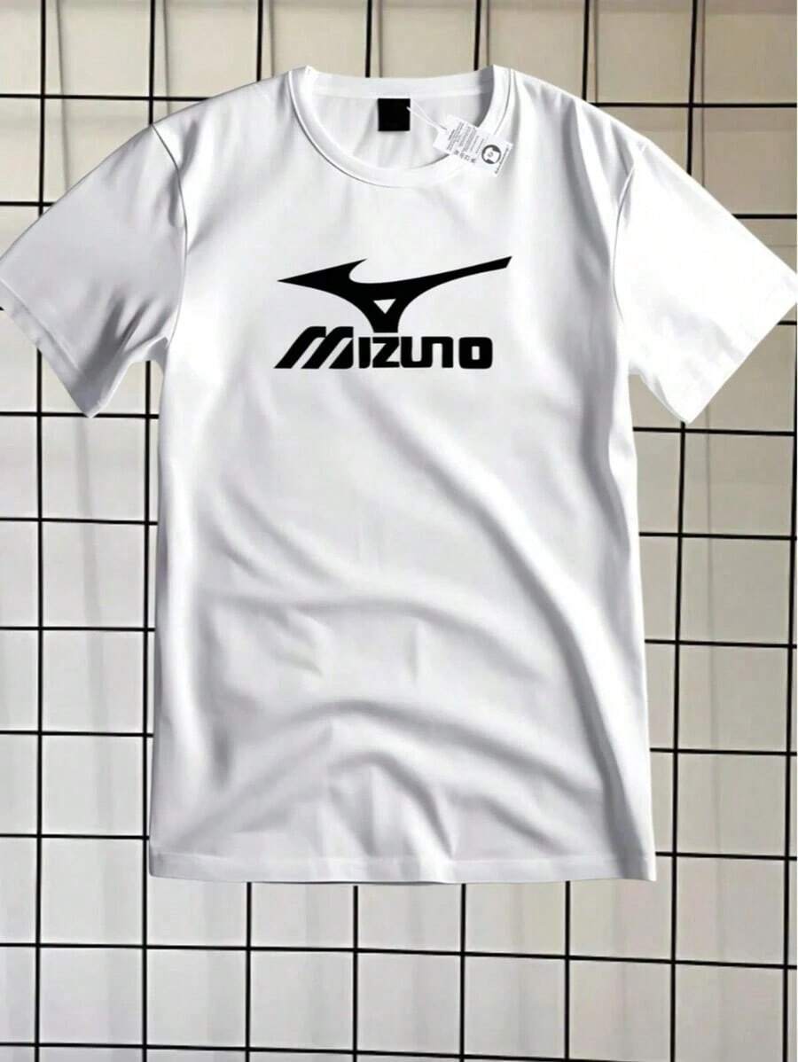 Unmissable 100% Cotton Short Sleeve T-Shirt MIZZU PRINT - White - View 1
