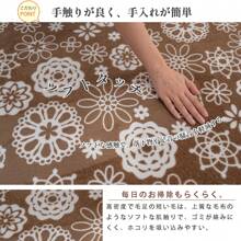 Rug, Washable, All Season, Room Mat, Small, Play Mat, Nordic, Anti-Mite, Non-Slip, Washable Rug, Compatible With Hot Carpet, Compatible With Floor Heating, Summer, Winter, Mat, Rug Mat, Carpet, Rug Carpet, Flannel, Washable, Carpet, Living Room
