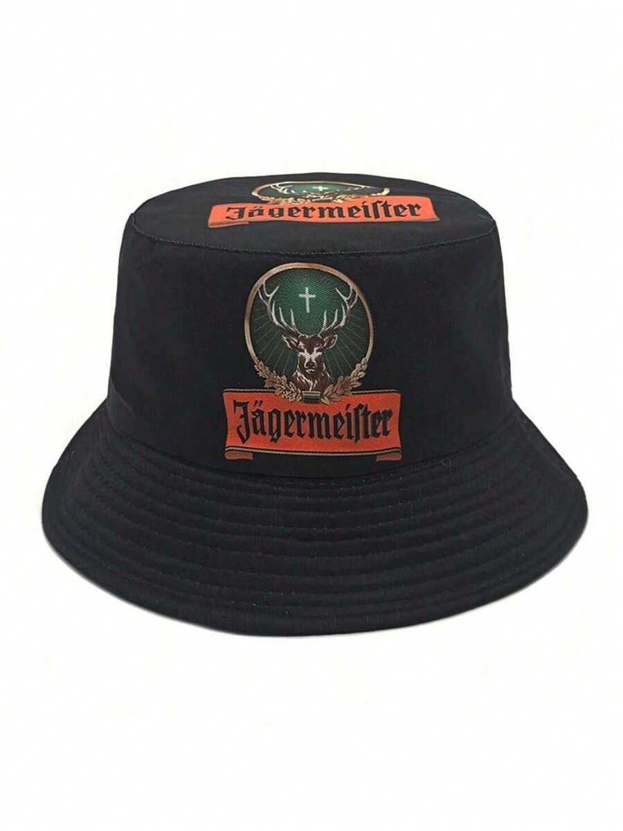 1 件欧美印花渔夫帽，适合户外、日常时尚搭配、四季皆宜、防紫外线、送礼佳品男士太阳帽夏季帽子，适合徒步、钓鱼等夏季户外活动