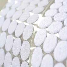 400pcs (200 Pairs) 0.36 Inch Diameter Self-Adhesive Round Dot Stickers, Suitable For Arts, Crafts, School Classrooms, Home And Office, Essential For Back To School - White - View 2