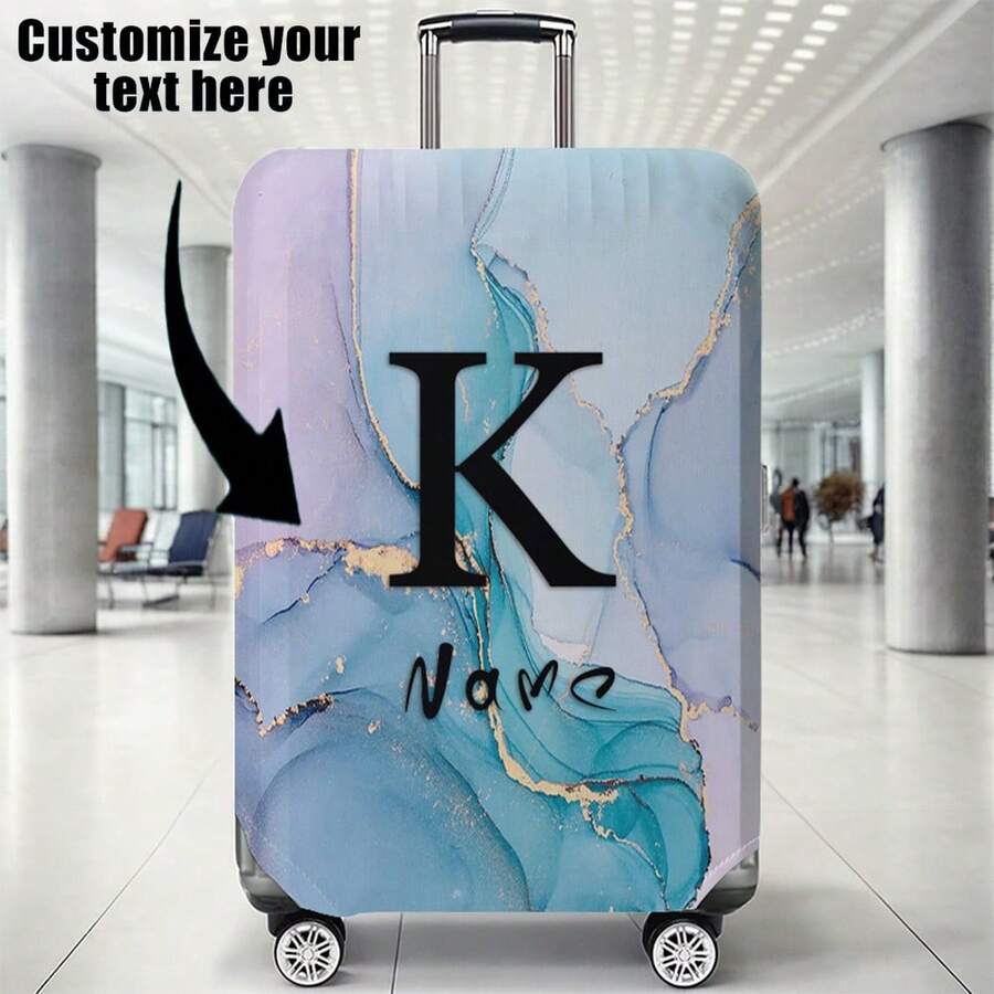 Vỏ bọc vali tùy chỉnh Vỏ bọc vali linh hoạt 18-32 inch cho vali 18 đến 32 inch Vỏ bọc vali tùy chỉnh cá nhân Tên tùy chỉnh Họa tiết Bảo vệ chống trầy xước Vỏ bọc vali Vỏ bảo vệ Vỏ bọc chống bụi Vỏ bọc chống bụi vali xe đẩy Phụ kiện du lịch Cửa hàng Quay lại trường học - Nhiều màu - Xem 1