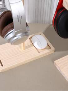 木制耳机支架和手链展示架，全新设计，适合女性收纳整理器，旅行必备品，返校宿舍收纳秋季装饰