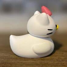 Sanrio 1 Pc Hello Kitty Duck With Pink Sparkle Bow Duck
