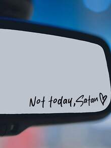 RandySticker 1 件了解你的价值|相信上帝|少担心励志正能量文字贴纸汽车后视镜化妆镜装饰贴纸镜子门窗墙笔记本电脑时尚艺术风格家居生活贴纸房间装饰家居装饰墙面装饰 - 彩色 - 查看 14