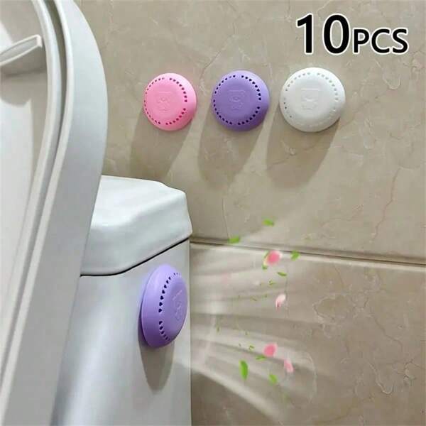 10 pezzi di dischi aromatici deodoranti solidi a lunga durata con guscio esterno aggiuntivo, ottimi per case, auto, bagni, camere da letto, armadi e bagni, idea regalo per compleanni e laurea