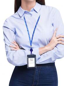 1 件颈挂拉链卡片收纳包 PU 皮革便携式轻便卡包卡片钱包适合教师学生工作用品（不含卡）教师礼物身份证夹照片卡夹女士钱包迷你钱包钱包学校用品 - 彩色 - 查看 12