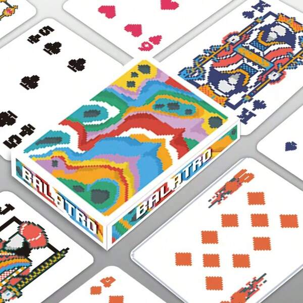 54 cartas de póquer con diseño de bufón - Diseño de payaso colorido, ideal para juegos de fiesta y entretenimiento, material de cartulina, cartas de póquer de fiesta | Diseño juguetón | Cartulina resistente