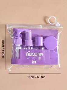 旅行洗漱用品瓶套装可填充喷雾瓶，适用于男女旅行必需品，邮轮必需品，宿舍必需品，方便分配瓶，适用于洗发水、护发素、乳液、沐浴露、洁面乳、护肤品、护手霜，便携式化妆品瓶套装，适用于旅行、航班、商务、家居、露营、户外、海滩、暑假、返校