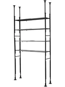 Telescopic Clothes Drying Racks - A) Black - View 2