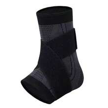 1PC Pressurized Bandage Ankle Protector Sport Anklet Support Foot Strap Nylon Knitted Elastic Ankle Brace Gym Basketball Running Anklet Gym Accessories - Black - View 10
