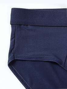 4 sztuki/zestaw męskich modnych jednolitych kolorów, miękkich, oddychających i elastycznych majtek, wygodna bielizna