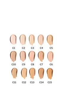 Base de Maquillaje Beauty Creations Tono 1 Facial Cobertura Alta Acabado Natural Mate Cosmético Maquillaje Profesional Piel Uniforme Hidratante Larga Duración Belleza - 01 Natural - Ver 2