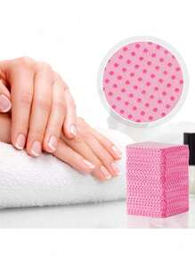 300/600/1000 paquets Lingettes pour ongles, en tissu non tissé, retirant rapidement le vernis à ongles de manière professionnelle. Équipement pour le camping et la randonnée en plein air. Couleurs assorties