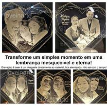 Heart Lamp 7 Colors RGB Geometric Couple's Name - Gift, Decoration, Valentine's Day, Lighting, Lampshade, Mother's Day, Father's Day - 白色 - 查看 5