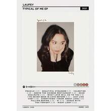 1 件礼物现代流行著名时尚歌手 Laufey 音乐专辑封面海报帆布画墙壁艺术图片酒吧俱乐部家居装饰可选框架 - 彩色 - 查看 45