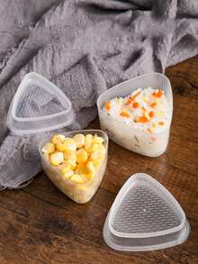 2pcs Kitchen Accessories, Sushi Mold, Triangle Shape Mold, Sushi Making Mold, Sushi Tools, Rice Ball Onigiri Bento Maker Mold - Multicolor - View 7