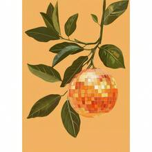 1pc Quả cầu Disco Quả cầu Trái cây Cổ điển Màu cam Poster Sáng tạo Tranh Canvas Nghệ thuật Treo tường In Trang trí Nhà Bếp Quầy bar Trang trí Phòng Khung Tùy chọn - Nhiều màu - Xem 62