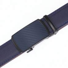 High Quality Men's Genuine Leather Belt Alloy Automatic Buckle Male Belts Man Cowskin Fashion Business Luxury Designer Belts For Men Blue Brown Black 3.5cm Summer, School Casual, Business, Boyfriend Husband Father Dad Men Gift, Daily Wear, Fashion, Teen, Outdoor, Vacation, Athletic, Travel, Street, Boho, Vintage Fall, Autumn, Halloween Autumn-Winter Accessories, Suitable For Teens, Youth, Men, Casual, Outdoor, Athletic, Vacation, Graduation Gifts, Birthday, Daily Wear - 162 - View 7