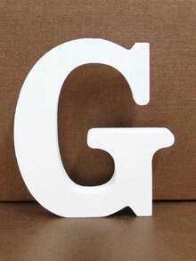 1pc Wooden English Letter Decor, Home Decoration, Wedding Party Tabletop Ornament, Gift Item, DIY Display Decoration