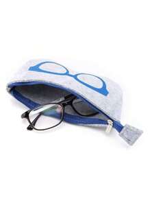 Sunglasses Case Soft Large Eyeglass Cases With Zipper Portable Sunglass Makeup Pouch Squeeze Eyeglass Cases Body Care For Travel,Outdoor,Sport,Office,School,Belt,Glasses, Back To School Supplies