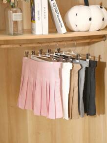 5PCS Anti-Slip Multifunction Clothes Hanger,Clip Skirt And Pants, Convenient, Stainless Steel Thick Clothes Storage Rack For Household,No Marks Left, Protecting Clothes