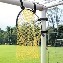 Filet cible de coup franc professionnel - Entraîneur de but de football ajustable avec système de rebond, équipement portable pour la pratique du tir au but de football