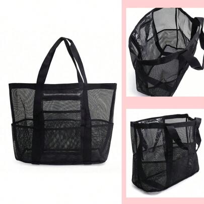 Neue Strandspielzeug Aufbewahrungstasche mit großer Kapazität, multifunktionale Reise-Handtasche, Schultertasche für Bademode