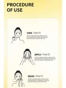 24K Gold Collagen Face Mask, Anti-Aging, Anti-Oxidant, Moisturizing, Whitening, Cleansing & Smooth, Suitable For Daily Use, 8.81 Oz (Also Available 60g Peel-Off Gold Mask) - Golden - View 10