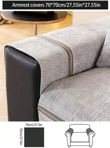 1pc All Season Sofa Cover Cushion, Modern Simple Anti-Slip Sofa Seat Pad, Dust-Proof Washable Sofa Blanket, Light Gray Soft Fading Resistant Bedroom Decor Pet Friendly Slipcover, Fit For Corner Sofa, Bedroom, Office, Living Room Combination Furniture, L-Shaped Sofa And 1/2/3/4 Seater