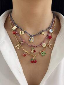 1PC Simple And Fashionable Ocean Style Copper Shell Resin Sea Fish Star Shell Freshwater Pearl Thin Hand Rope Female Beach Vacation Seaside Travel Party Summer Daily Dating Wear, Summer Versatile Models Hand Rope Jewelry Gift For Sisters Mother Girlfriends