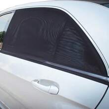 Juego de 4 piezas de mallas para ventanas, parasol premium, mosquitera transpirable para ventanas delanteras y traseras, accesorios de protección - Ventana delantera del SUV - Ver 4