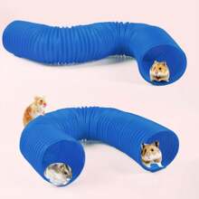 1 pieza Juguete de túnel de tubo expandible DIY para hámsteres, rabbits, chinchillas, Sets y otras mascotas pequeñas