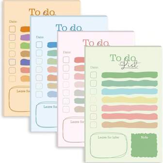4 Book/Pcs, Rainbow Sticky Notes, Ins Style Tearable Notes, Planning List Notes, Strong Adhesive Reusable Notes, Pastel-Colored Sticky Notes, Office/Study Memo Pads, Student Planner Decorative Stickers School Supplies, Back To School