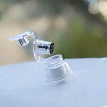 InnovaGoods 多色 LED 和遙控器的充氣豆袋 - 防水、輕巧、便攜式充氣座椅，非常適合室內和花園使用⚫免費送貨✅ 24/48 小時內送達西班牙（大陸） - 白色 - 查看 3