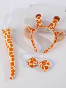 Faixa de Cabelo com Orelhas de Macaco Banana Fofa, Presilha de Cabelo em Formato de Macaco Cartoon, Lavagem Facial, Super Fofa e Engraçada, Acessório de Cabelo