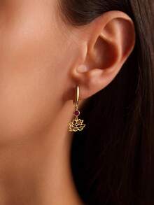 Custom Dainty Birth Flower And Birth Stone Necklace, Birth Flower Bouquet Necklace, Grandma Gift, Birth Flower Jewelry, Birth Flower Family Gift, Mother's Day Gifts - Multicolor - View 7