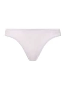 Calvin Klein 3 Packs THONG (LOW-RISE V) BLACK/LAVENDER BLUE/CAVERN STONE - Black/Lavender Blue/Cavern Stone NP2 - View 3