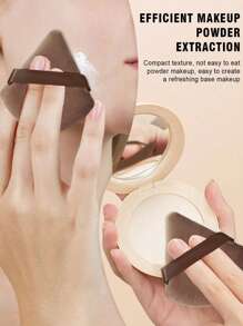 5/10/20/30/40/50/60/80/100pcs Makeup Tool Kit Set, Includes: 10 Liquid Foundation Makeup Sponges, 10 Mini Liquid Foundation Makeup Sponges, 10 Triangular Powder Puffs, 10 Face Makeup Air Cushion Puffs, 10 Mini Face Concealer Makeup Air Cushion Puffs
