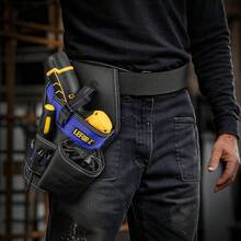 Drill Holster,Heavy-Duty Impact Holster For Tool Belt,Drill Holder,Drill Pouch Fits Most Drills - Black - View 7