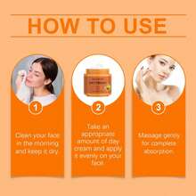 West & Month Papaya Facial Cream, Fading Improves Facial Hydration Moisturizing Brightening Gentle Skin - Default - View 8