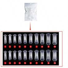 美甲套装，包含UV美甲灯、6瓶指甲油胶和2瓶延长胶，快速美甲延长胶套装，美甲基础工具，自粘凝胶美甲贴片，适合DIY美甲 - 彩色 - 查看 6