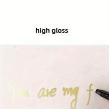 2pcs Gold And Silver Metallic Markers - Waterproof, Suitable For DIY Crafts, Applicable On Black Paper, Glass, Rocks, Halloween Pumpkins, Card Making, Scrapbooking, Christmas, Resin Arts And Office Supplies Back To School