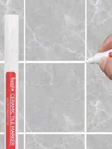 1 pieza Bolígrafo reparador de juntas de azulejos, impermeable, resistente al moho, marcador para pizarra blanca, bolígrafo rellenador - multicolor - Ver 9