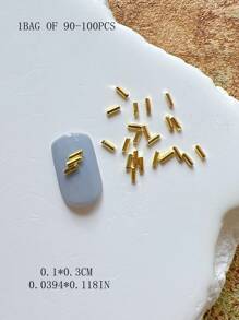 Nail Art Metal Accessories, Simple Metal Studs, Minimalist Gothic Metal Decoration