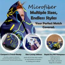 1pc Large Size Microfiber Game Console Pattern Design Beach Towel, Beach Towel, Soft And Comfortable, Holiday Gift, Vacation Must Have, Gift For Son Daughter