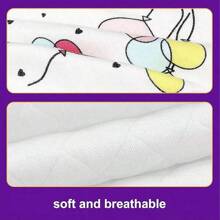 3 Stücke wiederverwendbare Baumwoll-Baby-Trainingshosen, atmungsaktive auslaufsichere Taschen-Windeln, weiche und atmungsaktive Baby-Trainerhosen mit süßen Mustern, waschbare und wiederverwendbare Windeln für Jungen und Mädchen, bequem für alle Jahreszeiten, Töpfchen-Trainingsunterwäsche mit verspieltem Design